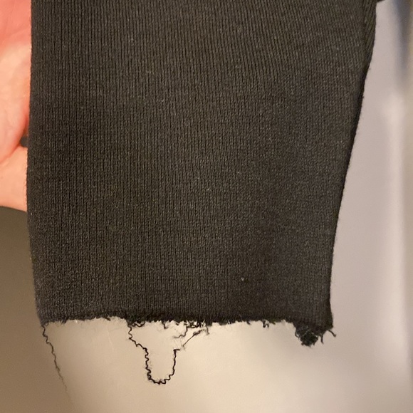 Form fitting long sleeved sheer back LBD - Picture 3 of 7